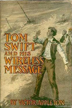 Tom Swift And His Wireless Message Duotone Cover Art