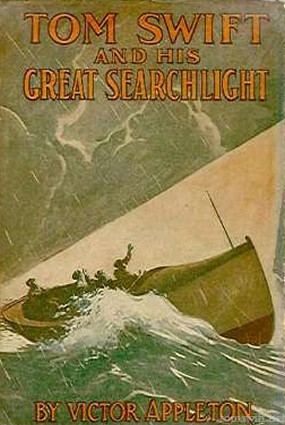 Tom Swift And His Great Searchlight Duotone Cover Art