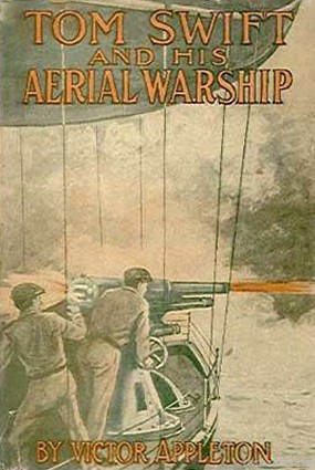 Tom Swift And His Aerial Warship Duotone Cover Art