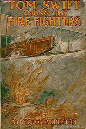 Tom Swift Among The Fire Fighters Duotone Cover Art